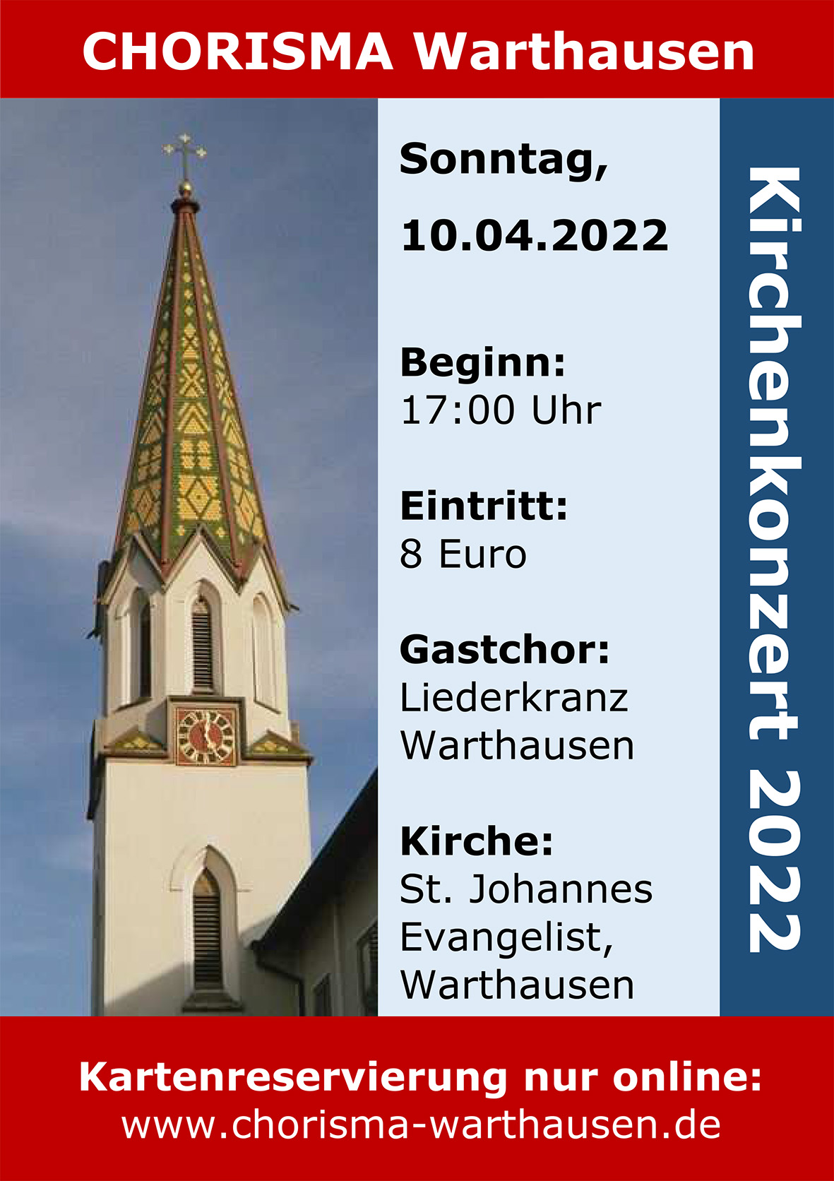 2022 Kirchenkonzertplakat